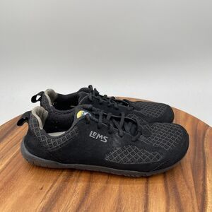 Lems Primal 2 Shoes Womens Size 8.5 Black Minimalist Barefoot Running Sneakers